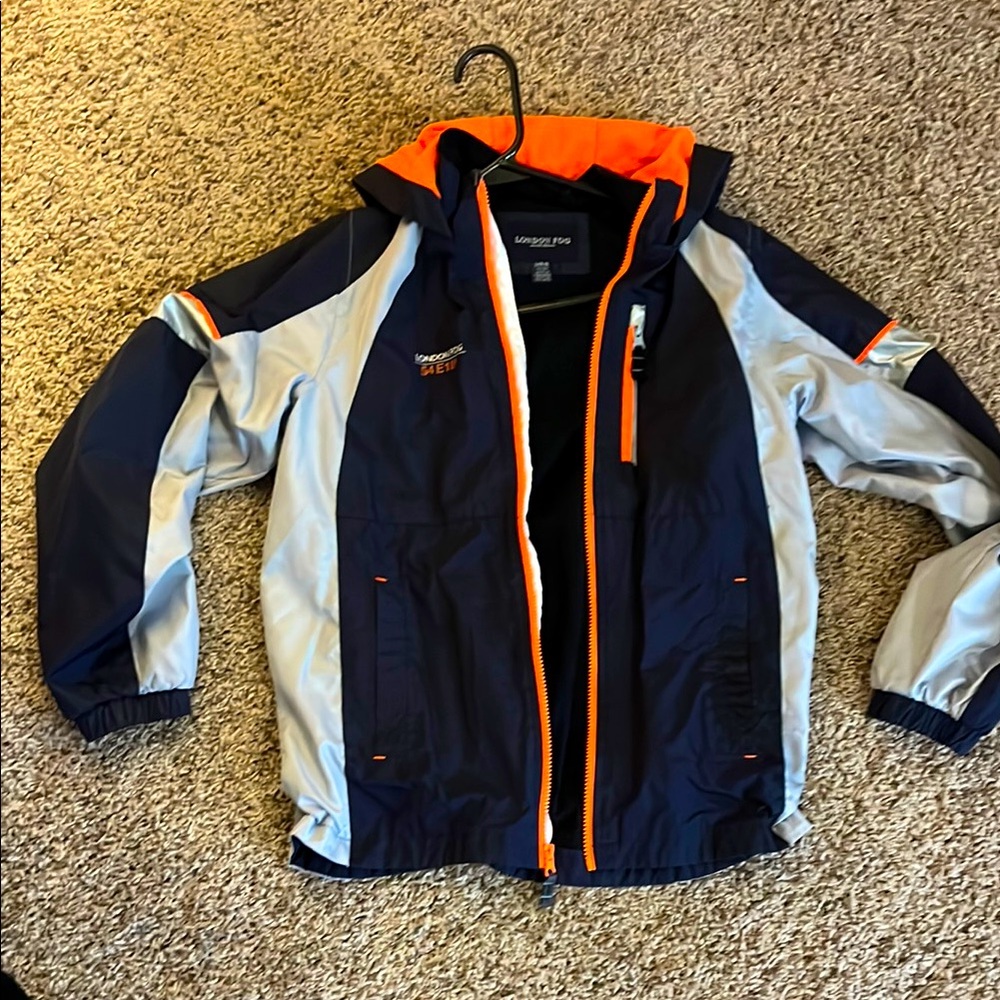 London Fog Kids' Navy and Gray Jacket
